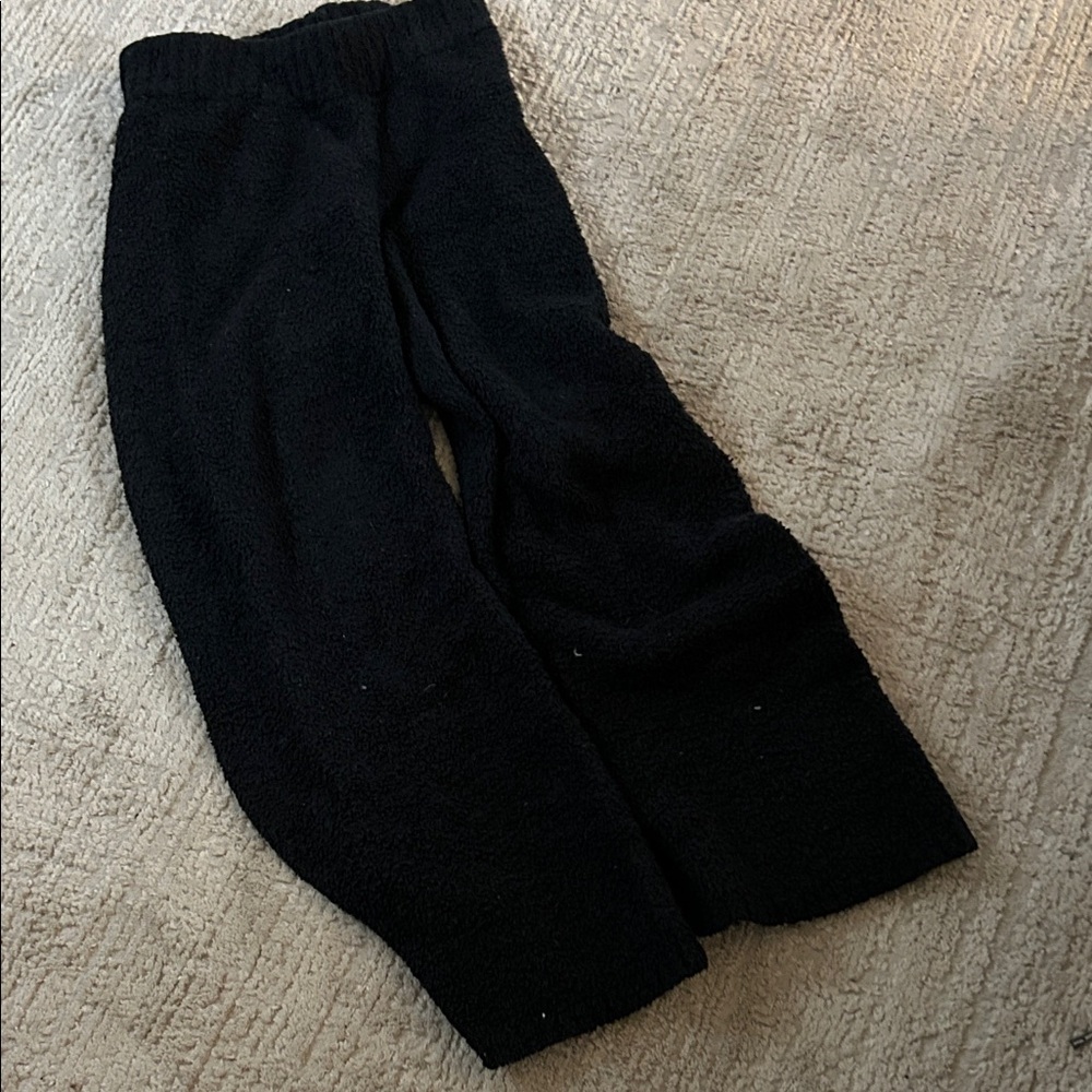 SKIMS Black Cozy Knit Lounge Pants
